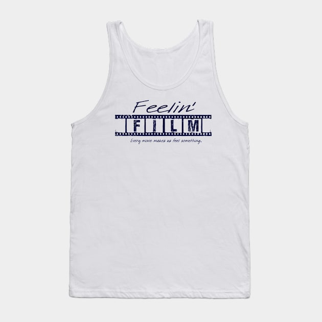 FF Blue Slogan Tank Top by FeelinFilm